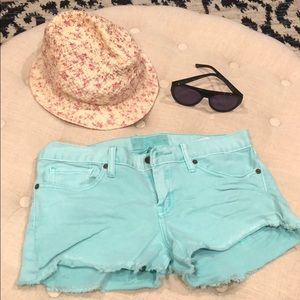 Lucky Brand 🍀 mint cut off shorts